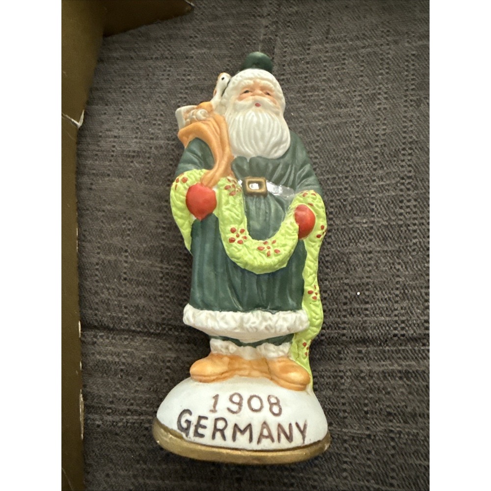 Porcelain Antique Santa‎ Collectable Figurine 1908 Germany Limited Edition